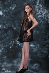 NoNude Models Galleries ⏵ SilverStars Bella Black Lace 1